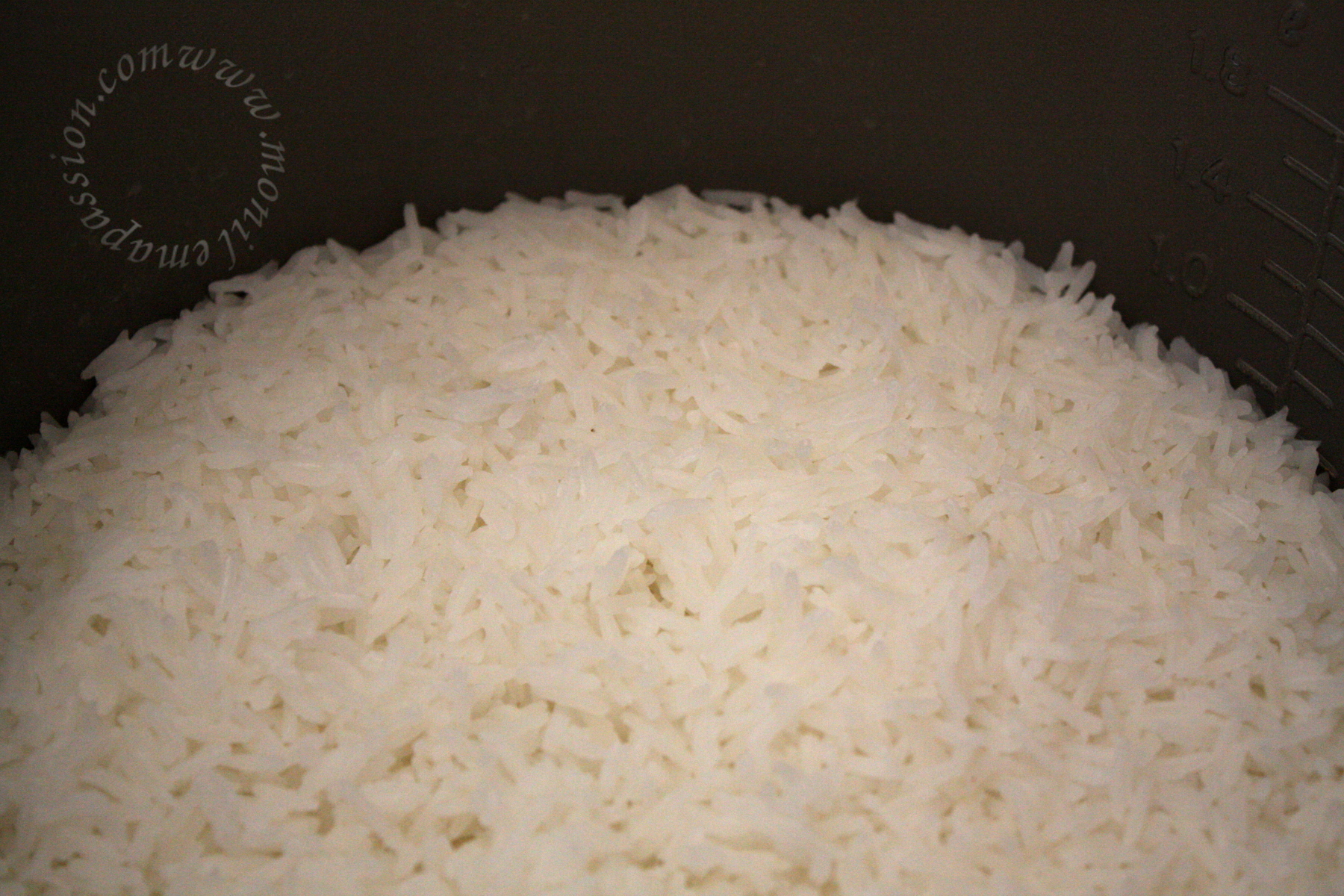 Le riz cuisiné à la Réunionnaise