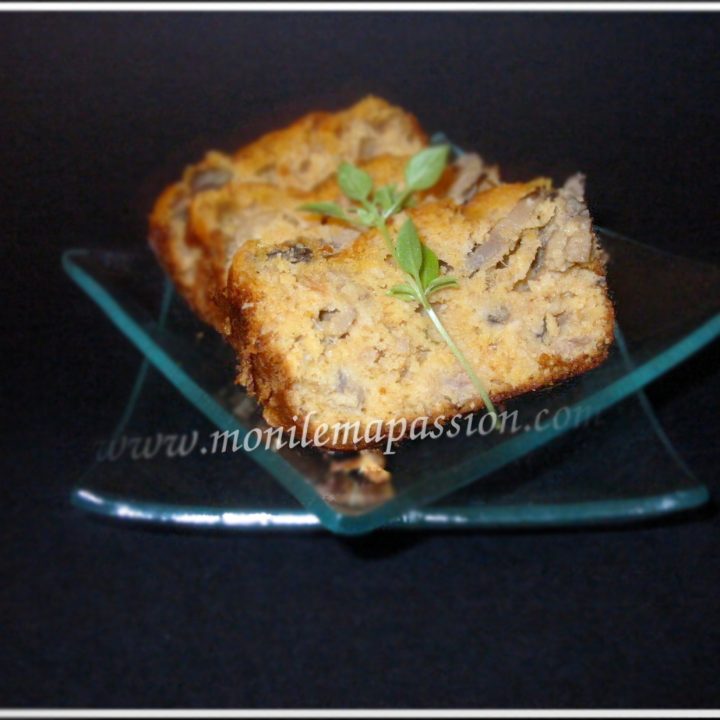Cake au thon & champignons