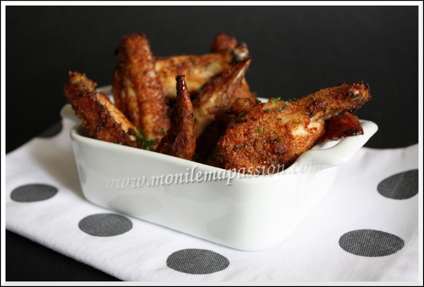 Ailes et manchons de poulet semi croustillants – Crispy Chicken Wings