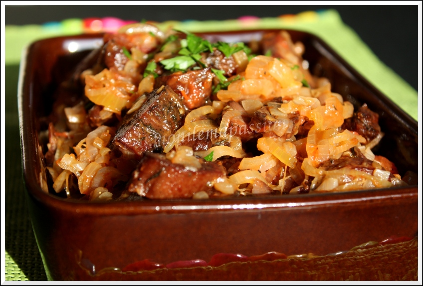 Rougail boucané – Smoked thick cut bacon rougail