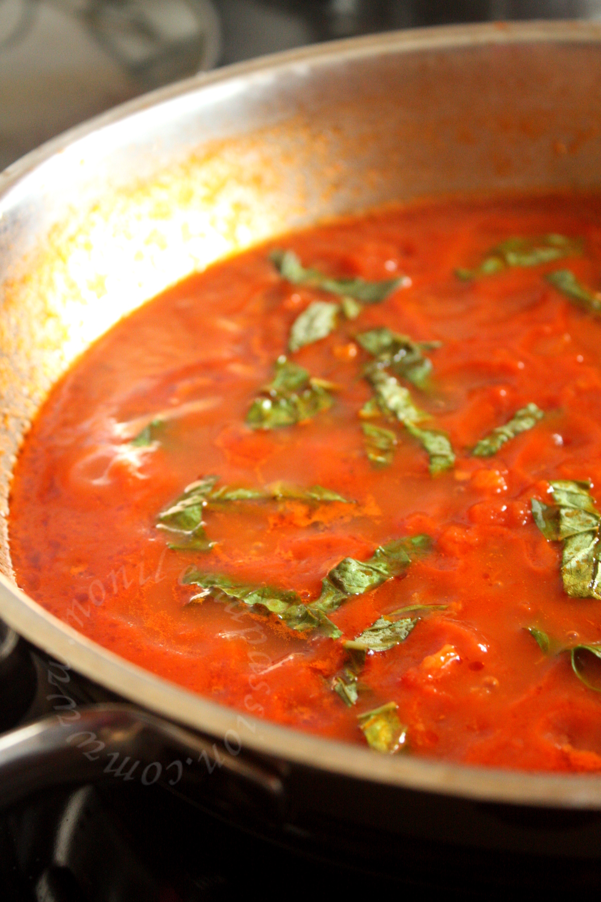 Sauce tomate au basilic Basil tomato sauce
